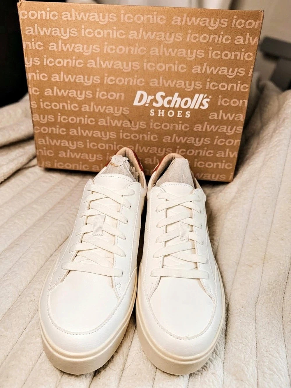 Dr. Scholl's Time Off Platform Sneaker White Sneakers